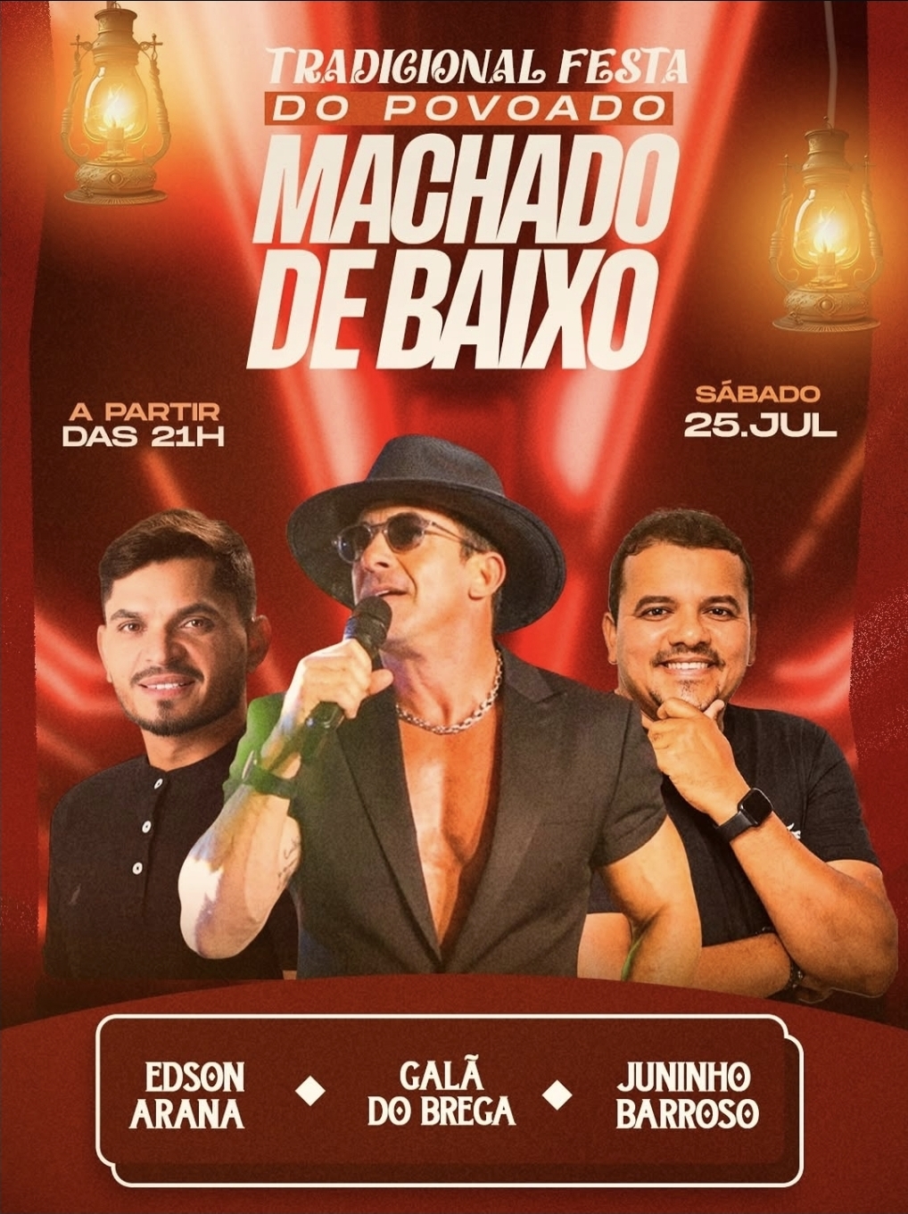 Povoado Machado de Baixo confirma programação para sua Tradicional Festa em julho