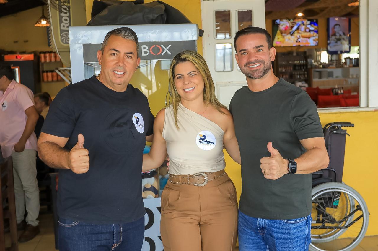 Paulinho Mendonça fortalece alianças políticas durante visita a Arapiraca